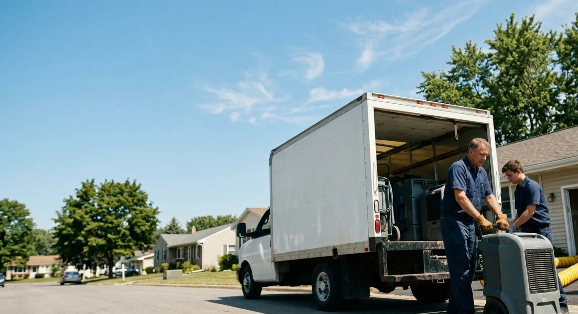 Water Damage Cleanup in Whiteland, IN near me